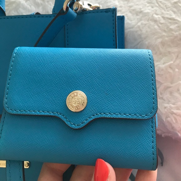 Rebecca Minkoff Bags Rebecca Minkoff Blue Crossbody Purse And Wallet Poshmark
